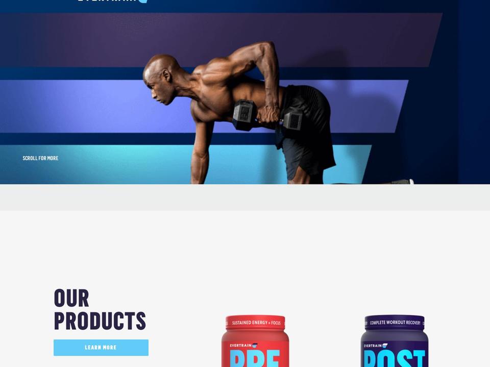 goevertrain.com — Shopify storefront screenshot