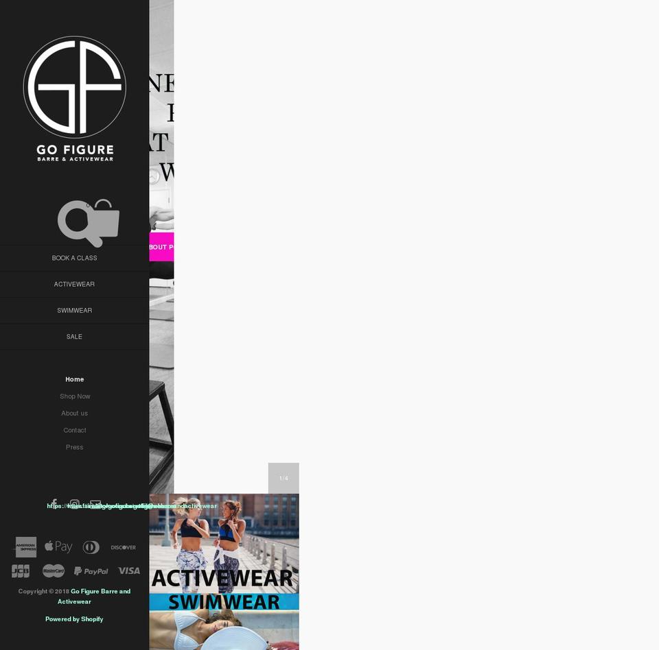 gofigureactivewear.com — Shopify storefront screenshot