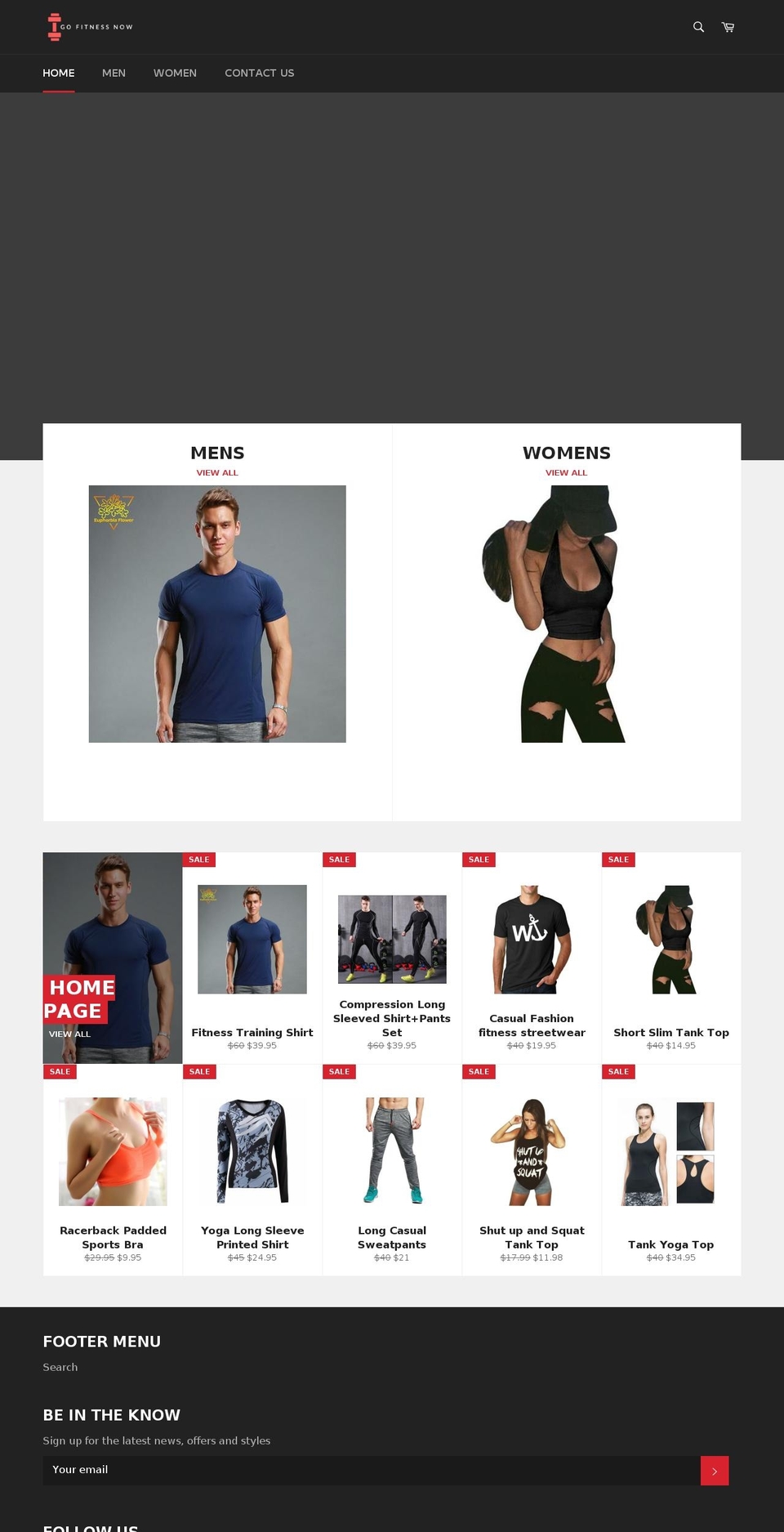 gofitnessnow.com — Shopify storefront screenshot