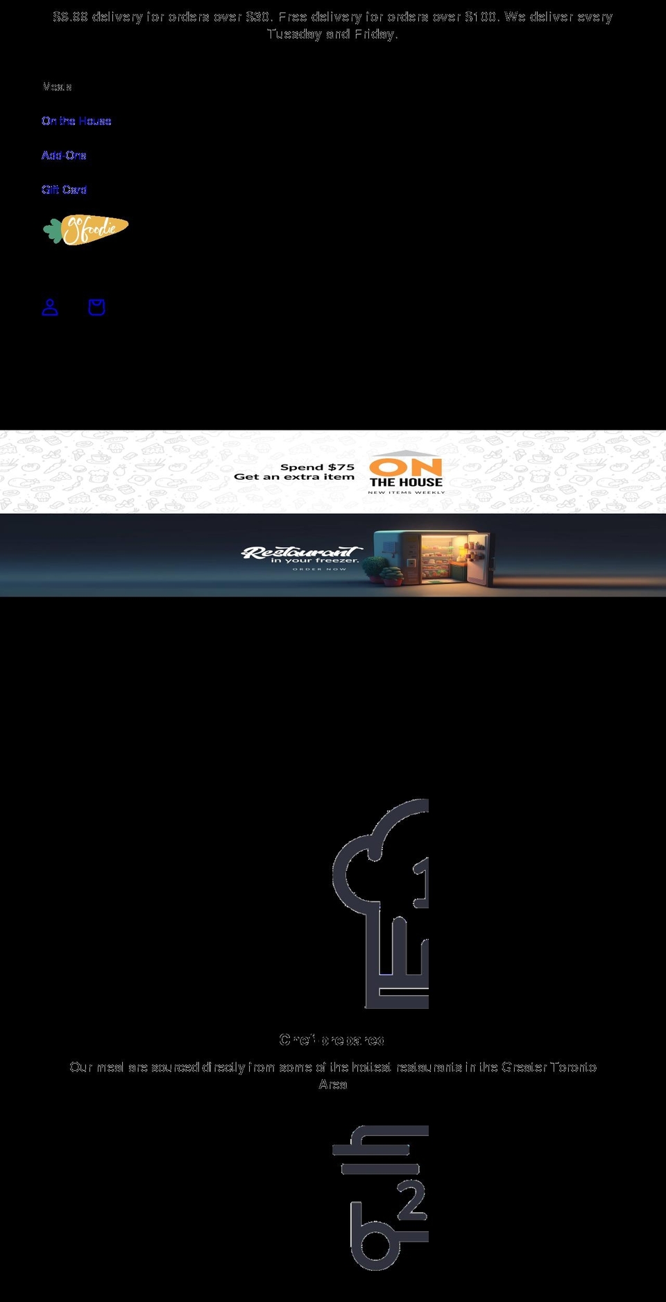 gofoodie.ca shopify website screenshot