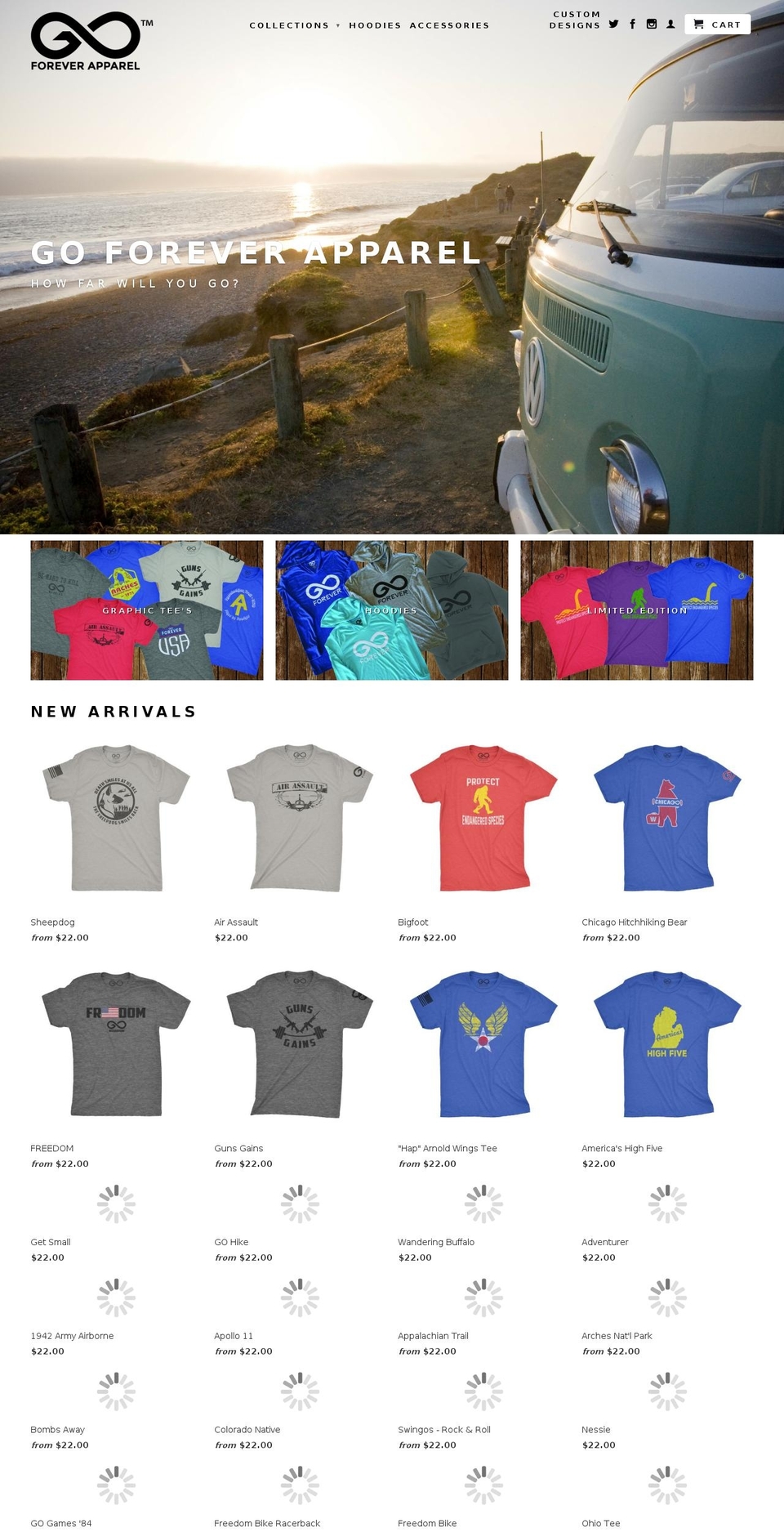 goforever.com shopify website screenshot