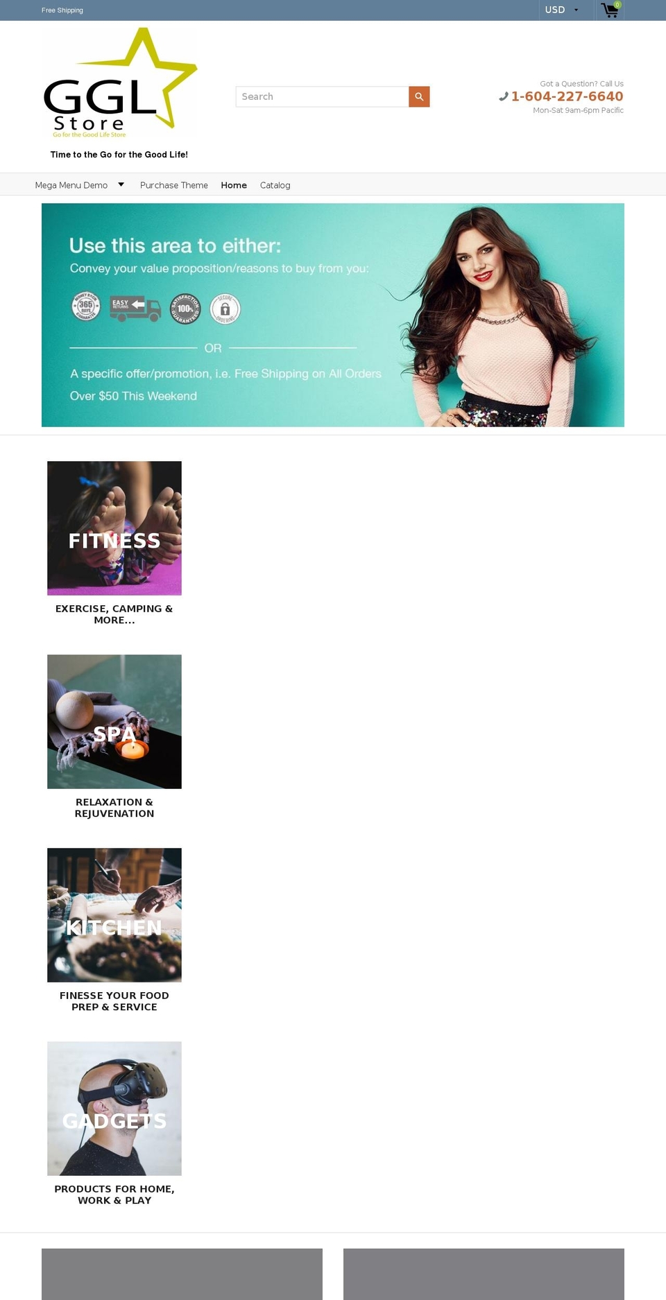 goforthegoodlifestore.com — Shopify storefront screenshot