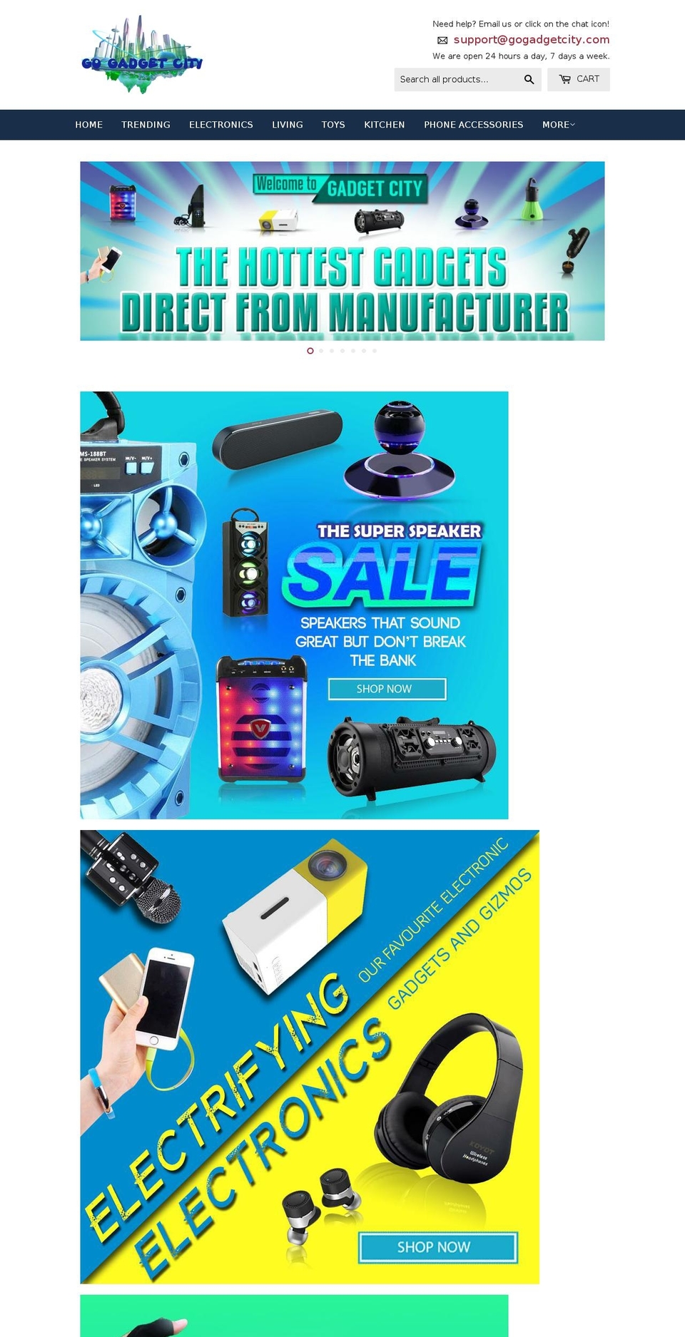 gogadgetcity.com shopify website screenshot