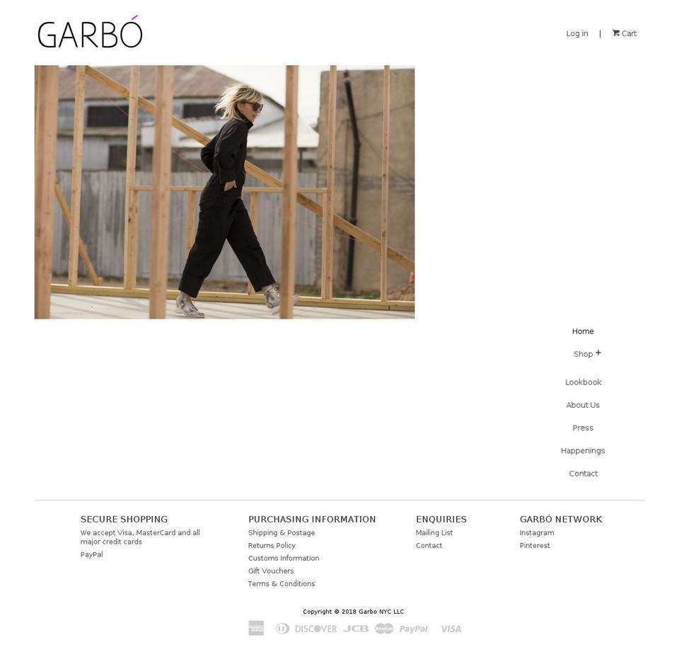 gogarbo.com — Shopify storefront screenshot