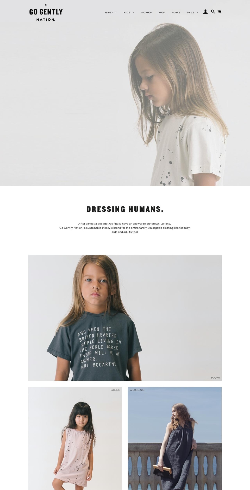 gogentlynation.com shopify website screenshot