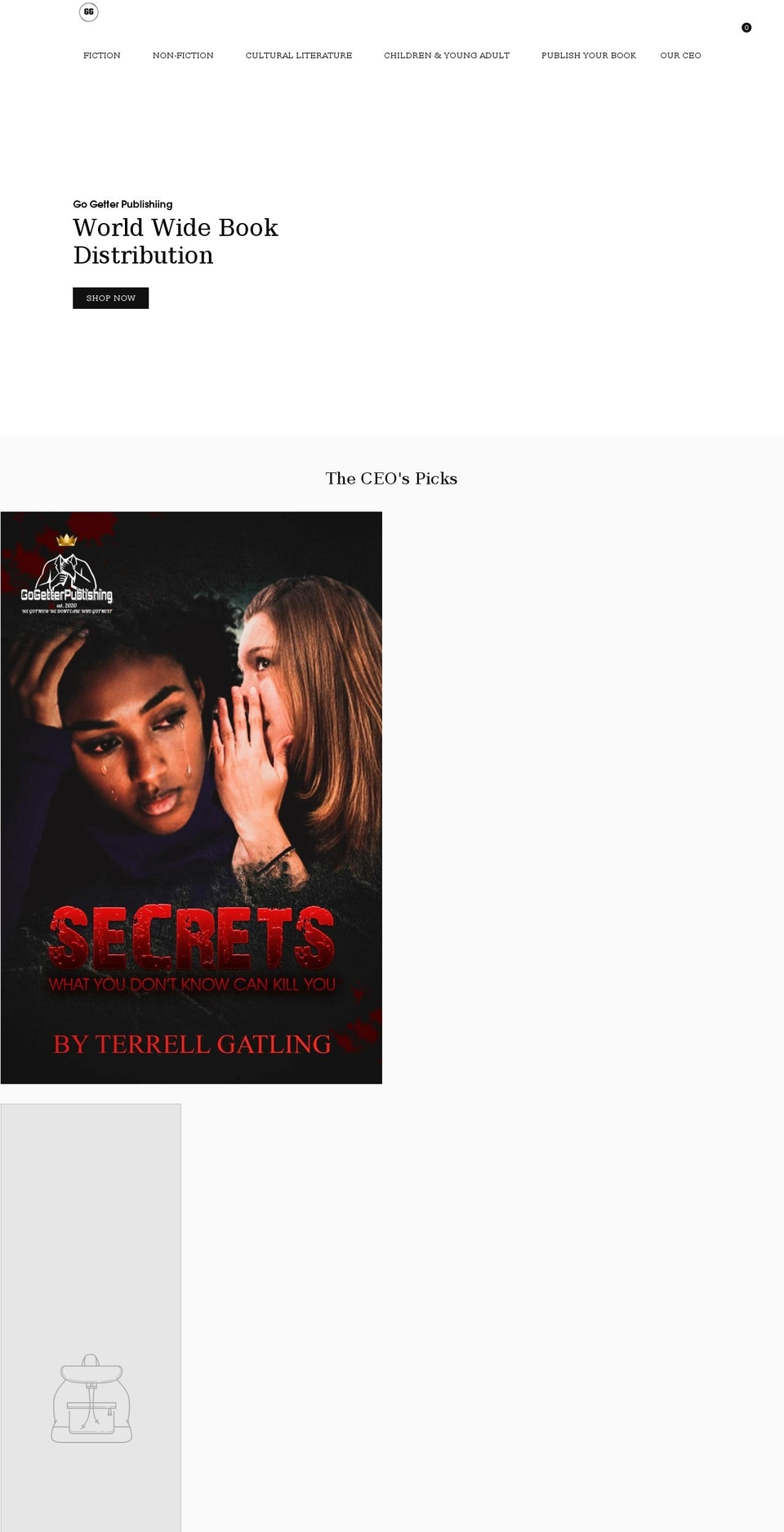 gogetterpublishing.com shopify website screenshot