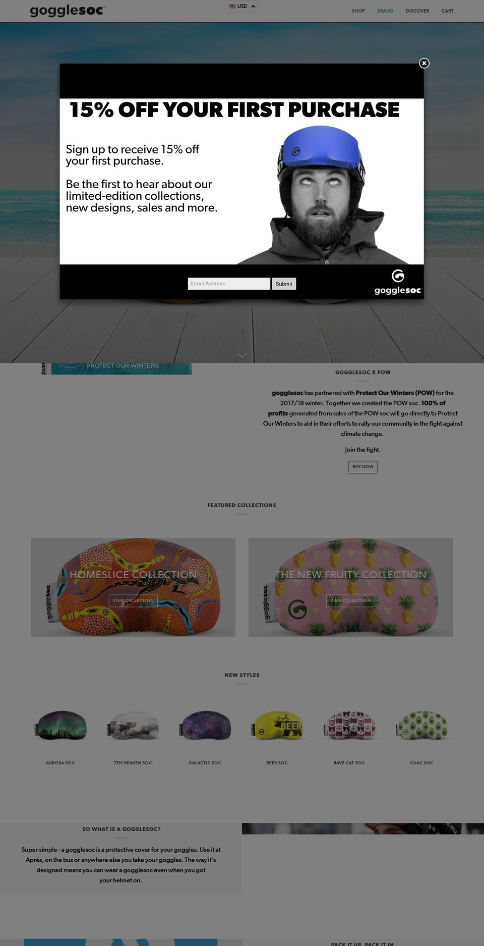 Copy of Pipeline with video changes 12\/05\/17 Shopify theme site example gogglesock.com