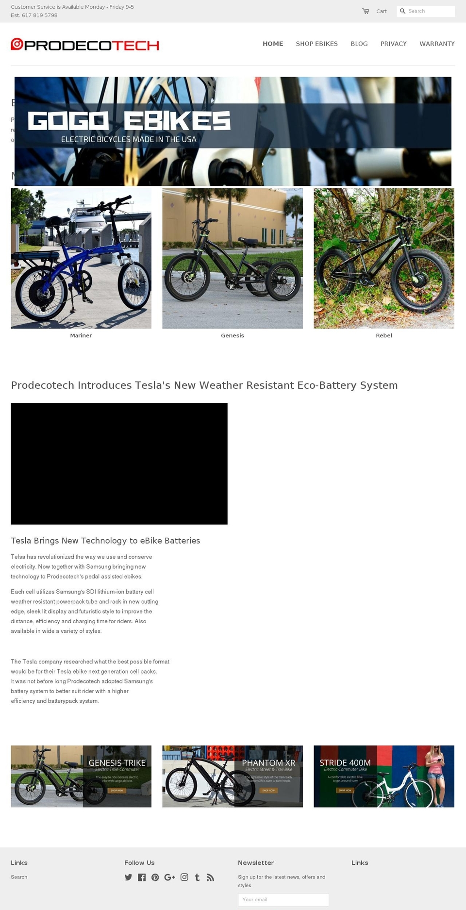 gogoebikes.com — Shopify storefront screenshot