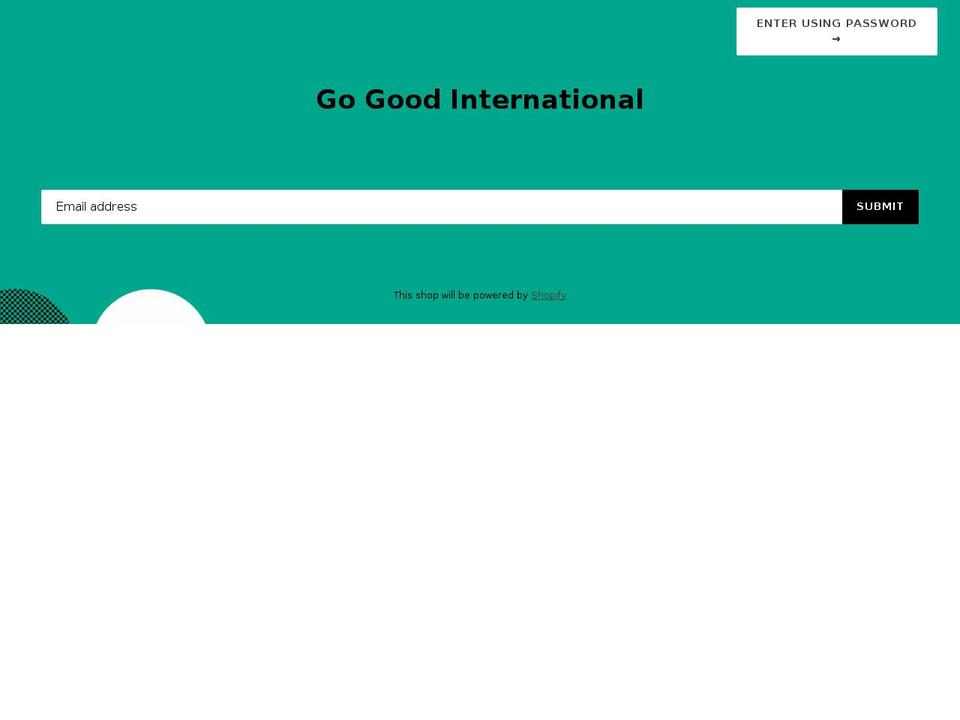 gogood.us shopify website screenshot