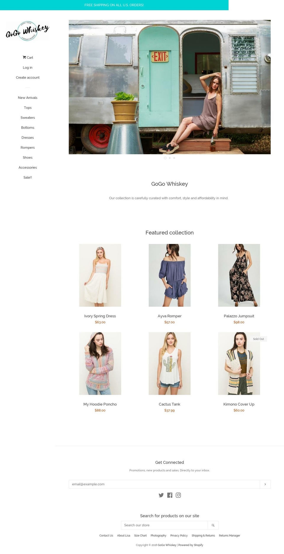 gogowhiskey.com — Shopify storefront screenshot