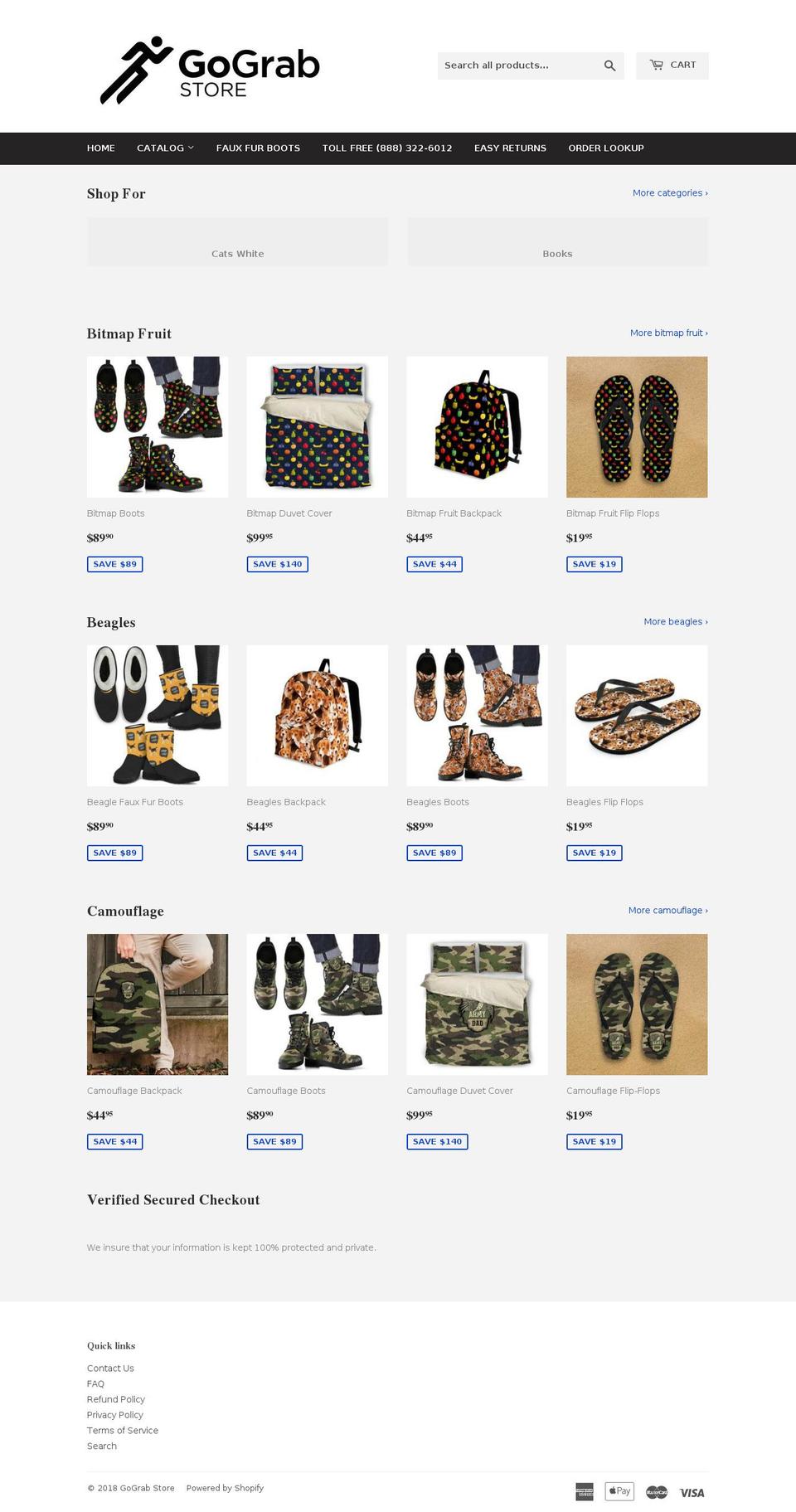 gograbstore.com — Shopify storefront screenshot