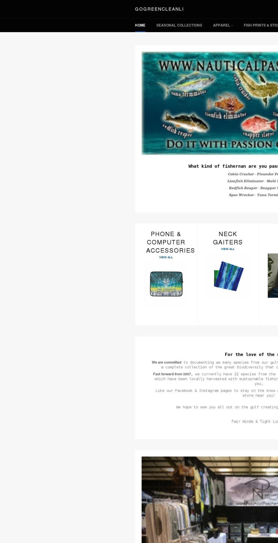gogreencleanli.com shopify website screenshot
