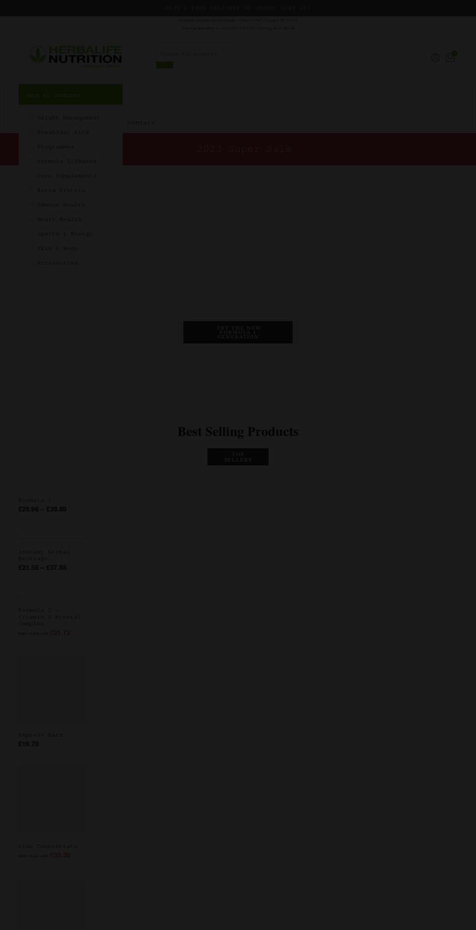 goherbalbuy.co.uk shopify website screenshot