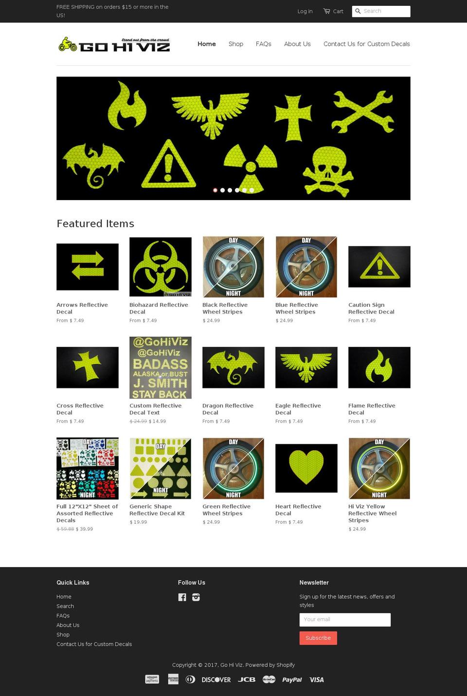 gohivis.com shopify website screenshot