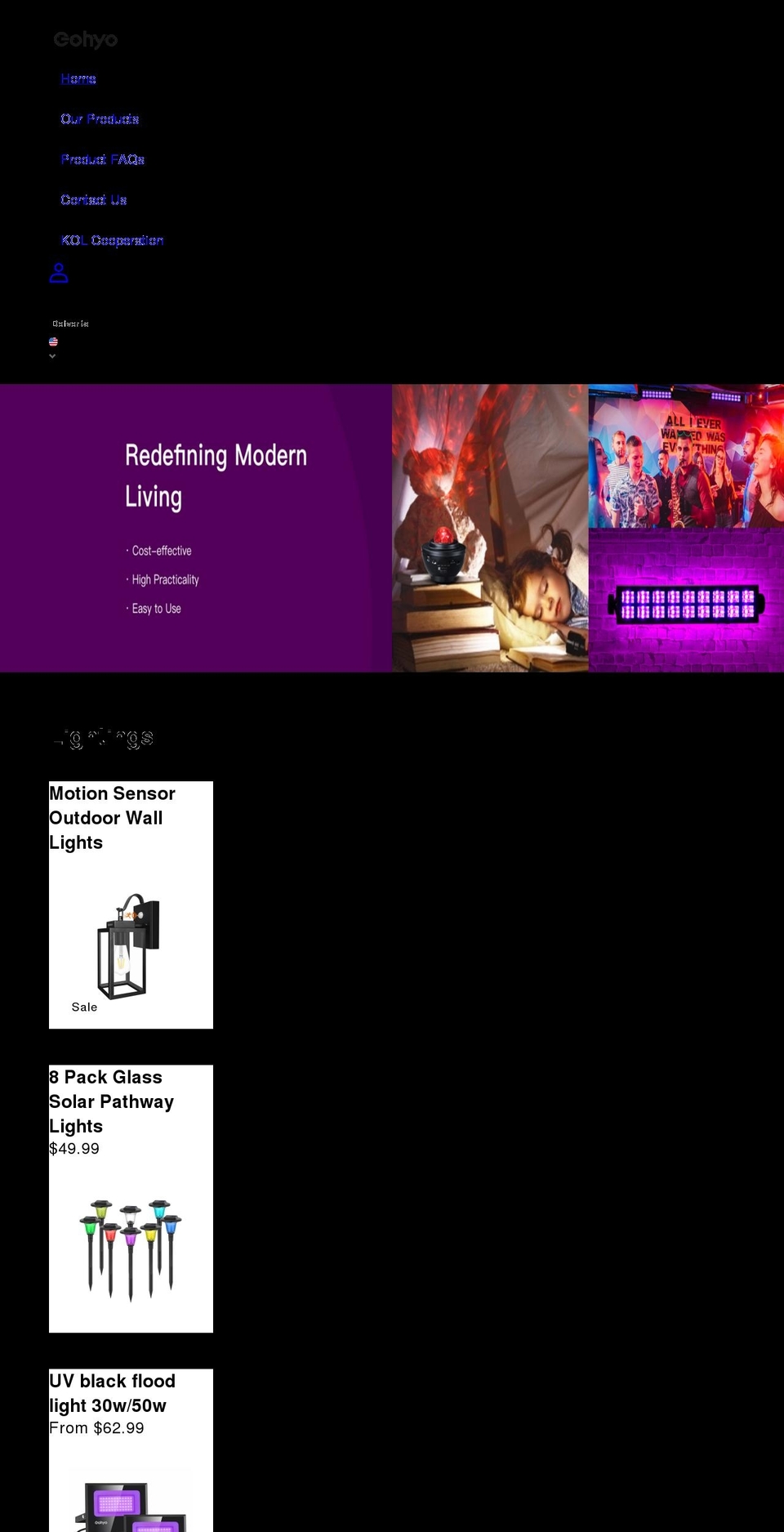 gohyo.com shopify website screenshot