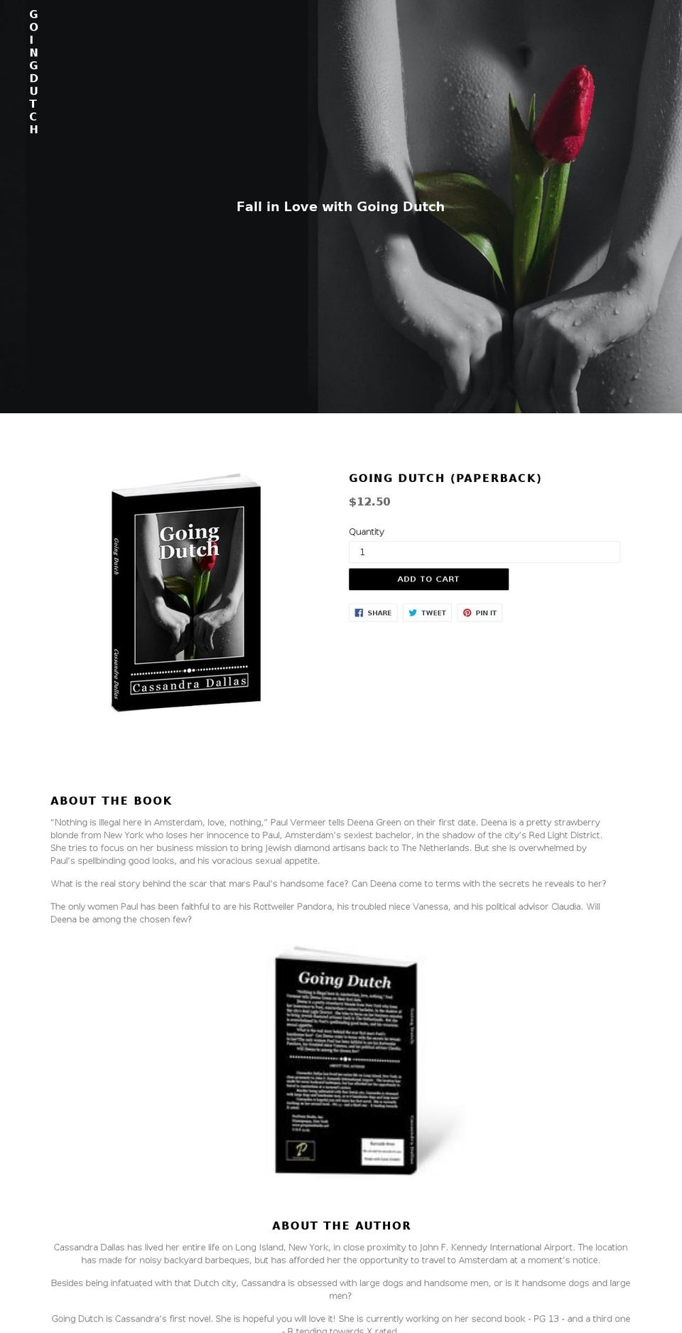 goingdutchthebook.com — Shopify storefront screenshot