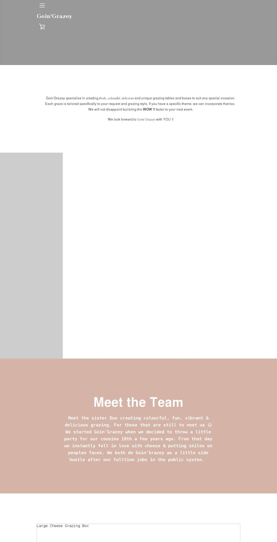 goingrazey.com shopify website screenshot