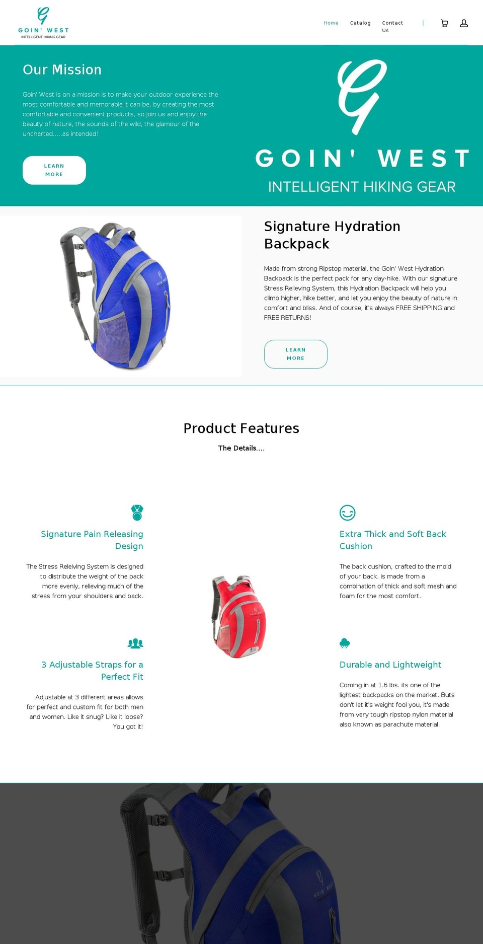 goinwestgear.com shopify website screenshot