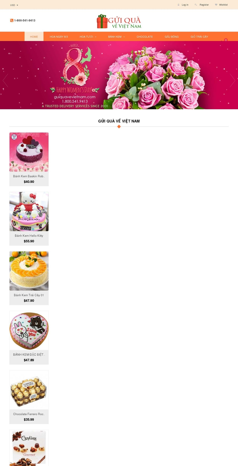goiquavevietnam.com shopify website screenshot