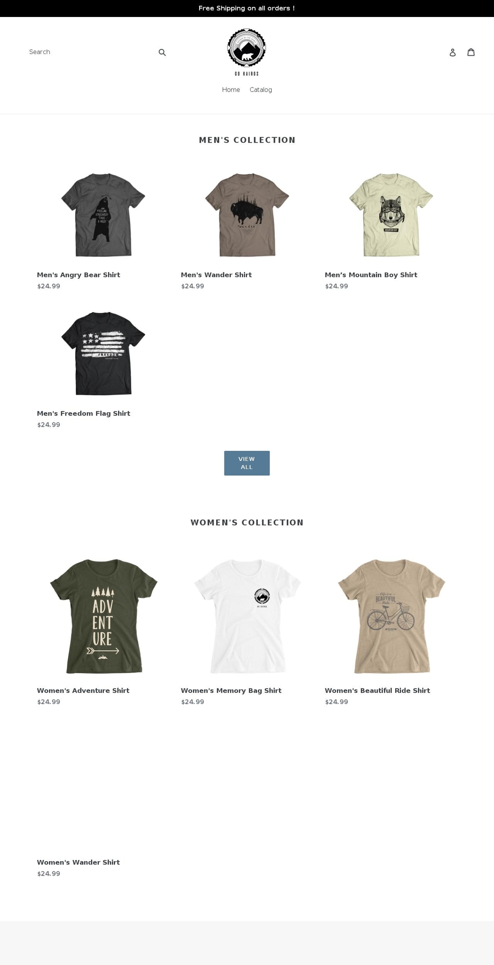 gokairos.com — Shopify storefront screenshot