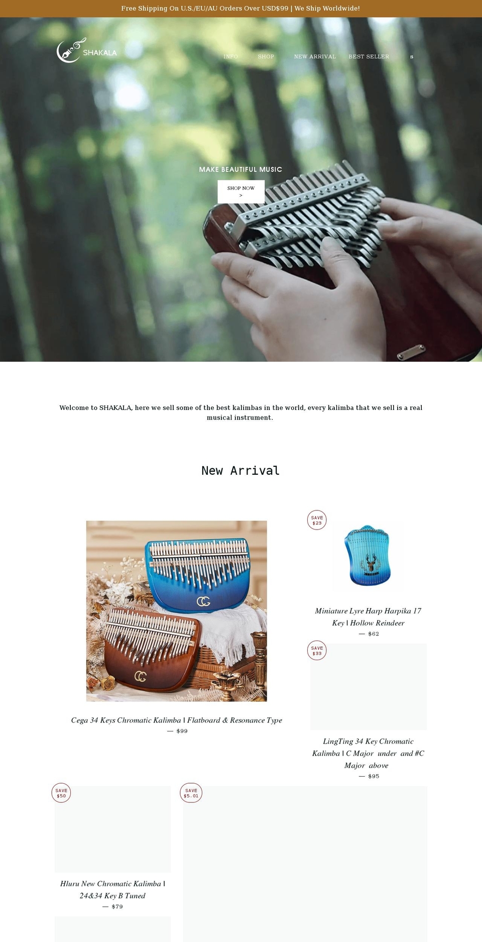 gokalimba.com shopify website screenshot