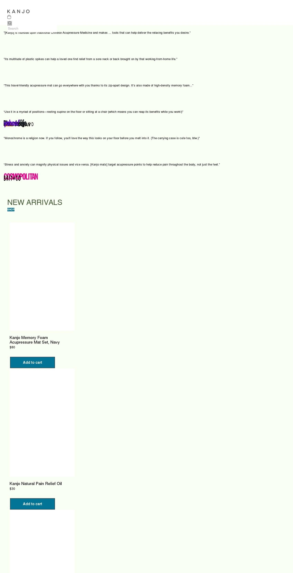gokanjo.com shopify website screenshot