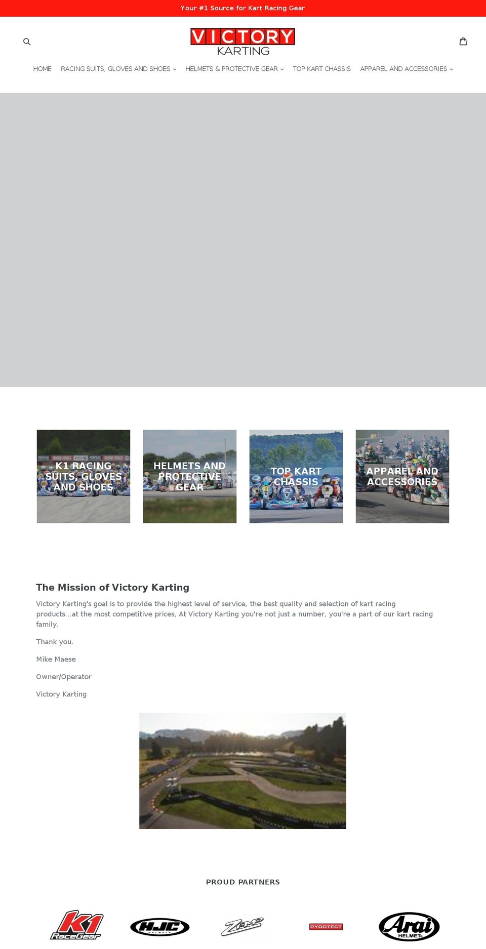 gokarttees.com — Shopify storefront screenshot