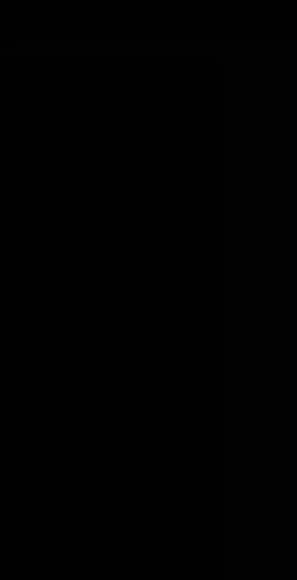 gokinesiologysleeves.com shopify website screenshot