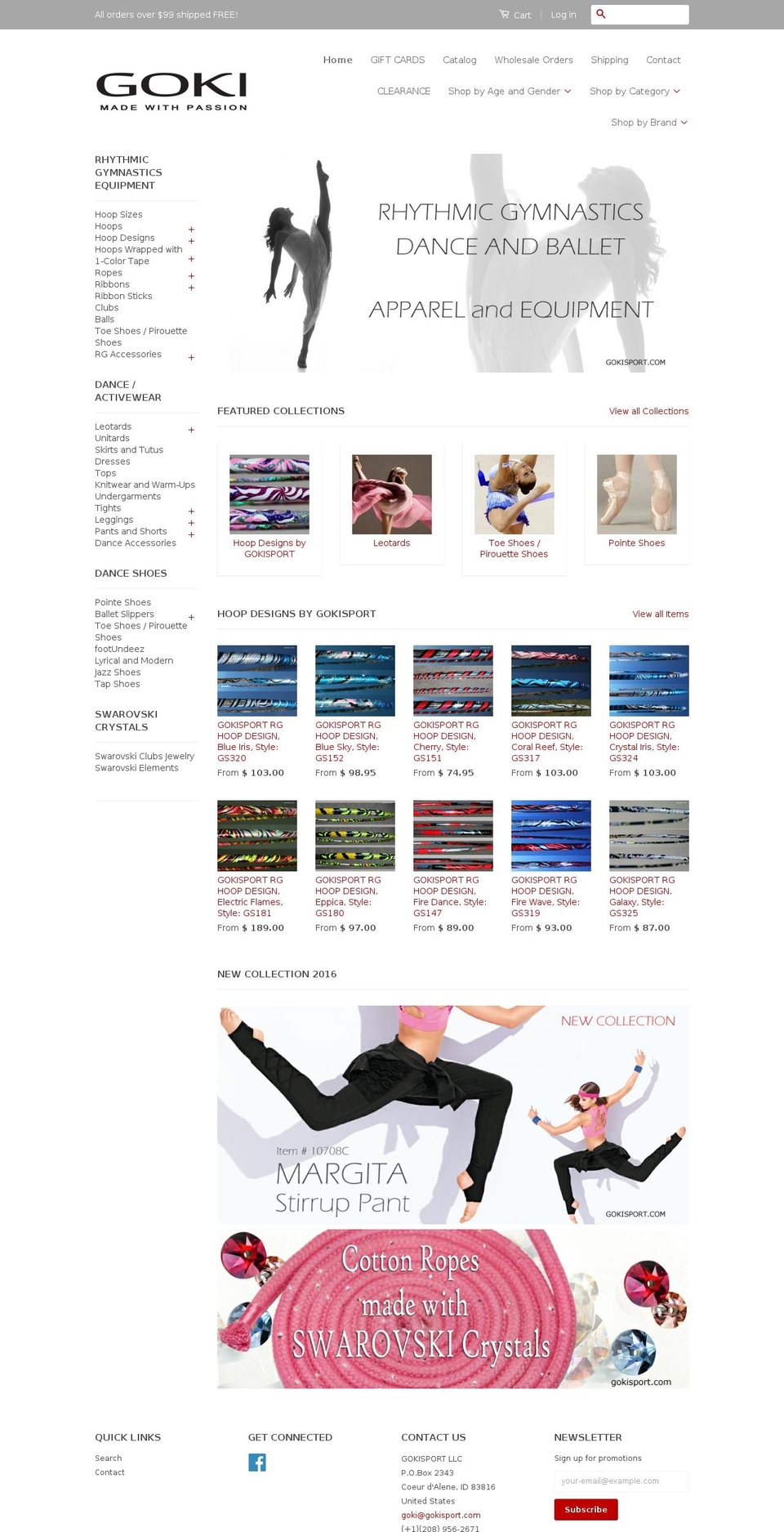 gokisport.com shopify website screenshot