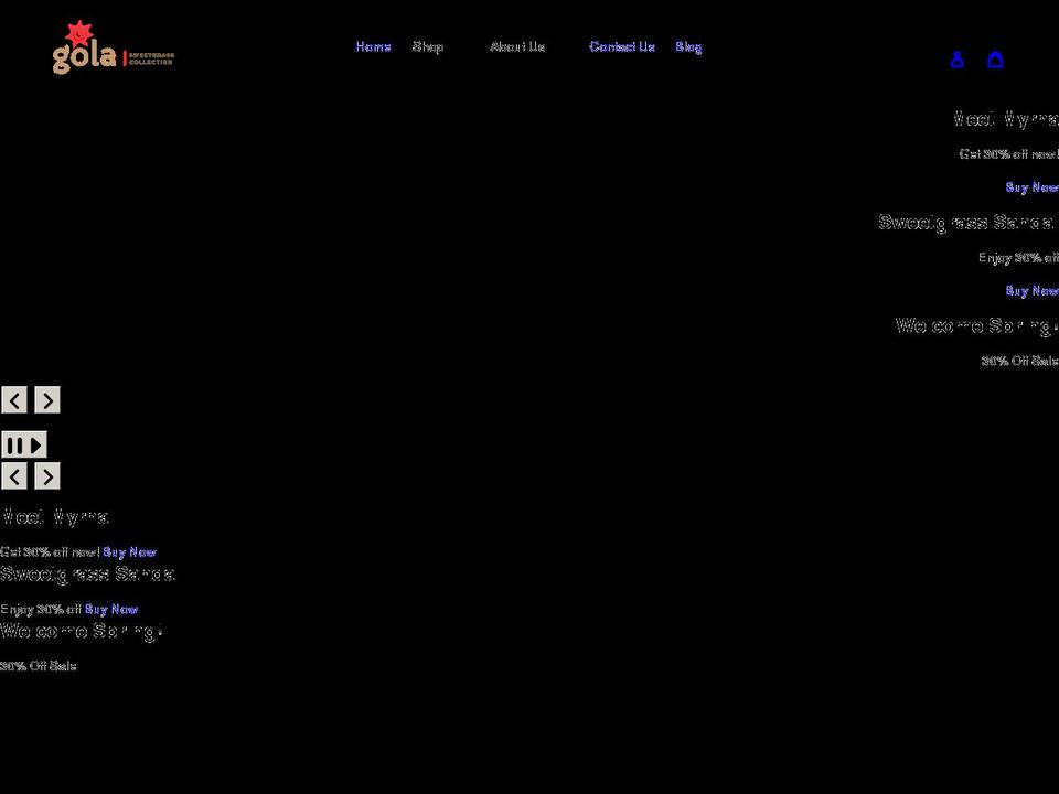 golasweetgrass.com shopify website screenshot
