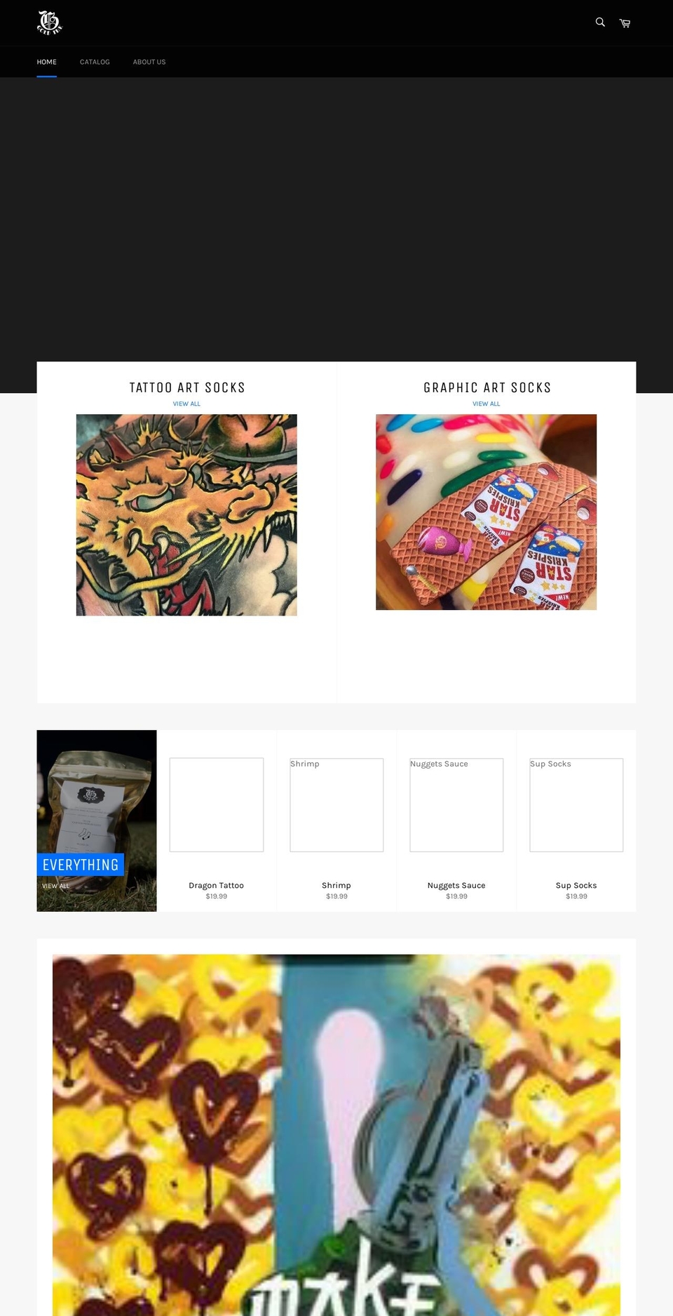 gold-ink.com — Shopify storefront screenshot