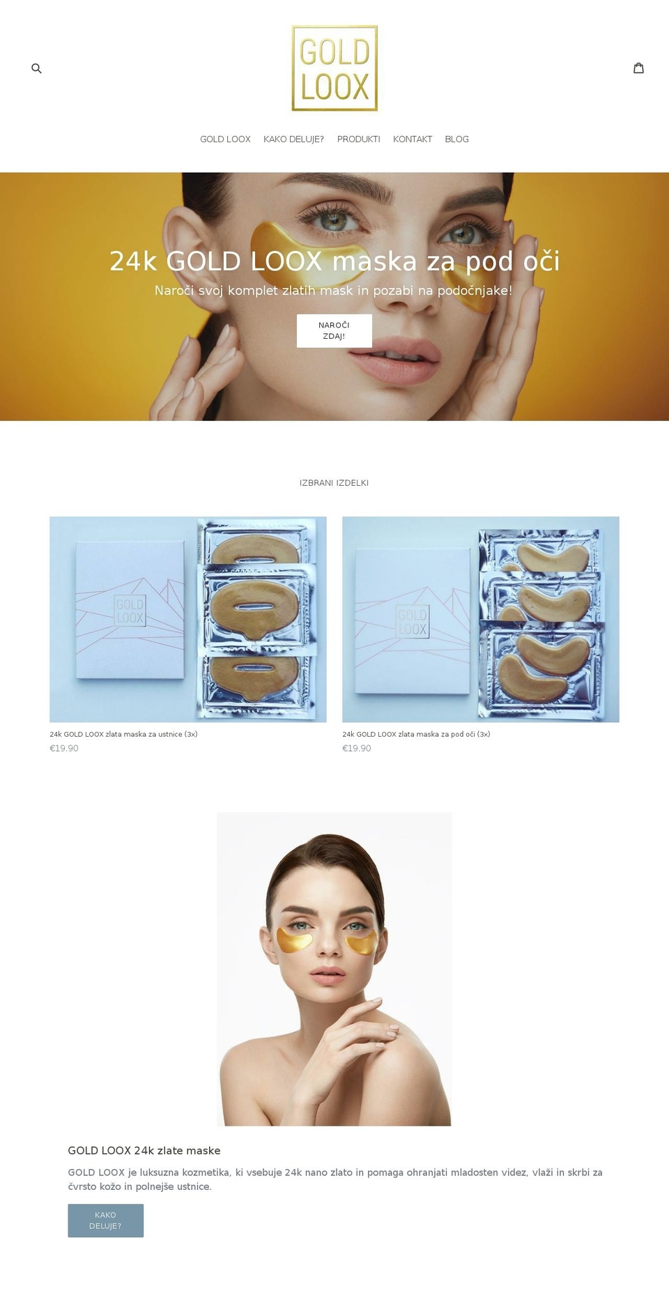 gold-loox.com — Shopify storefront screenshot