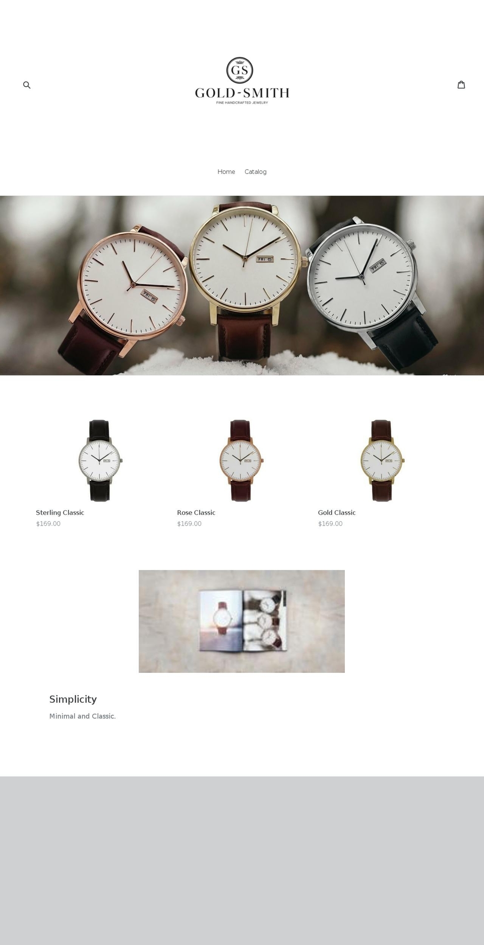 gold-smith.com shopify website screenshot