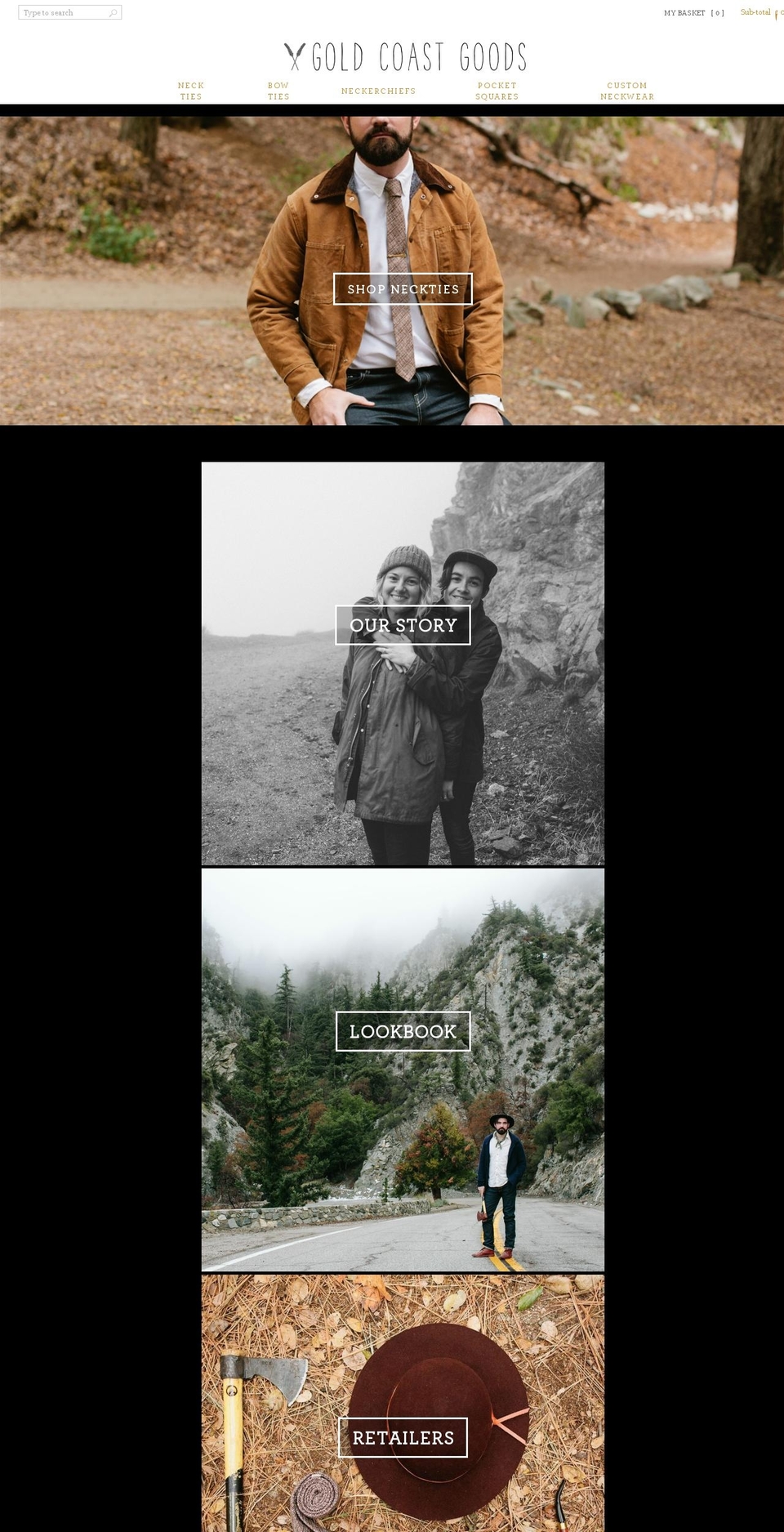 goldcoastgoods.com shopify website screenshot