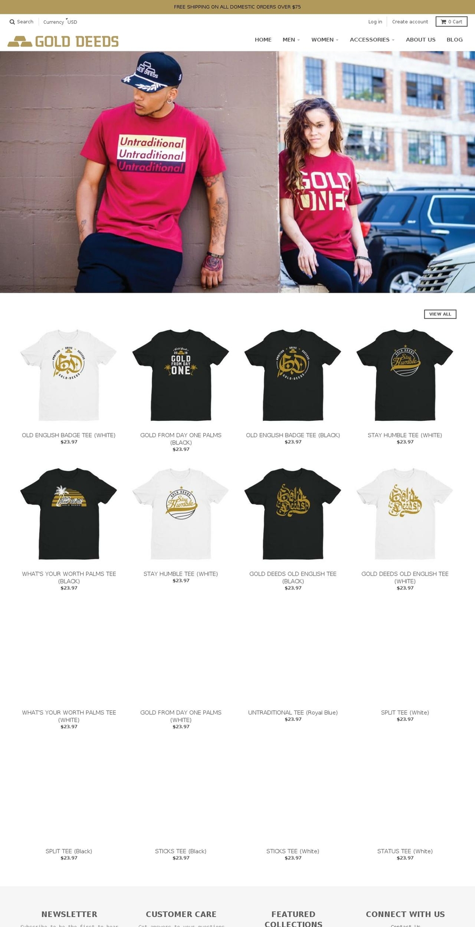 theme-export-upperstatusshop-com-theme-export Shopify theme site example golddeeds.com