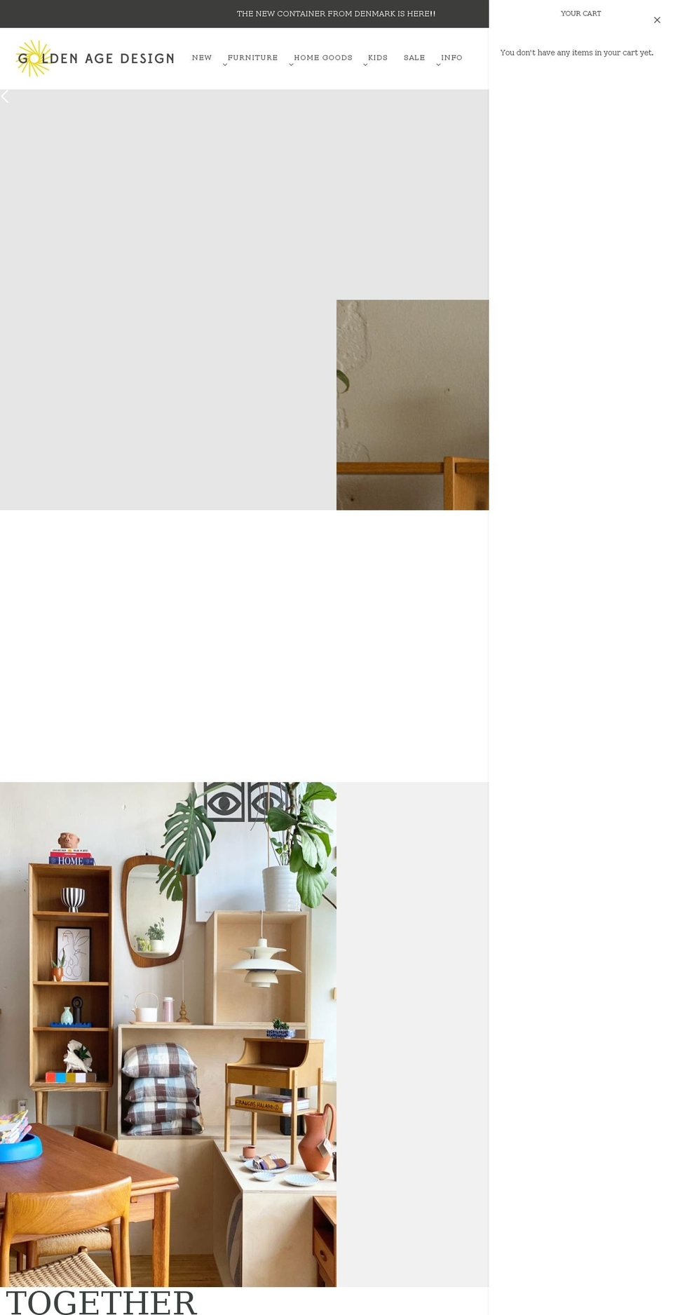 goldenagedesign.com shopify website screenshot
