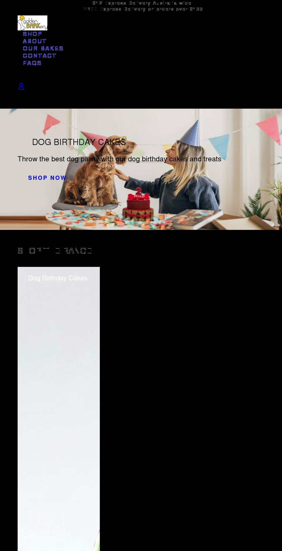 goldenbarkery.com.au shopify website screenshot