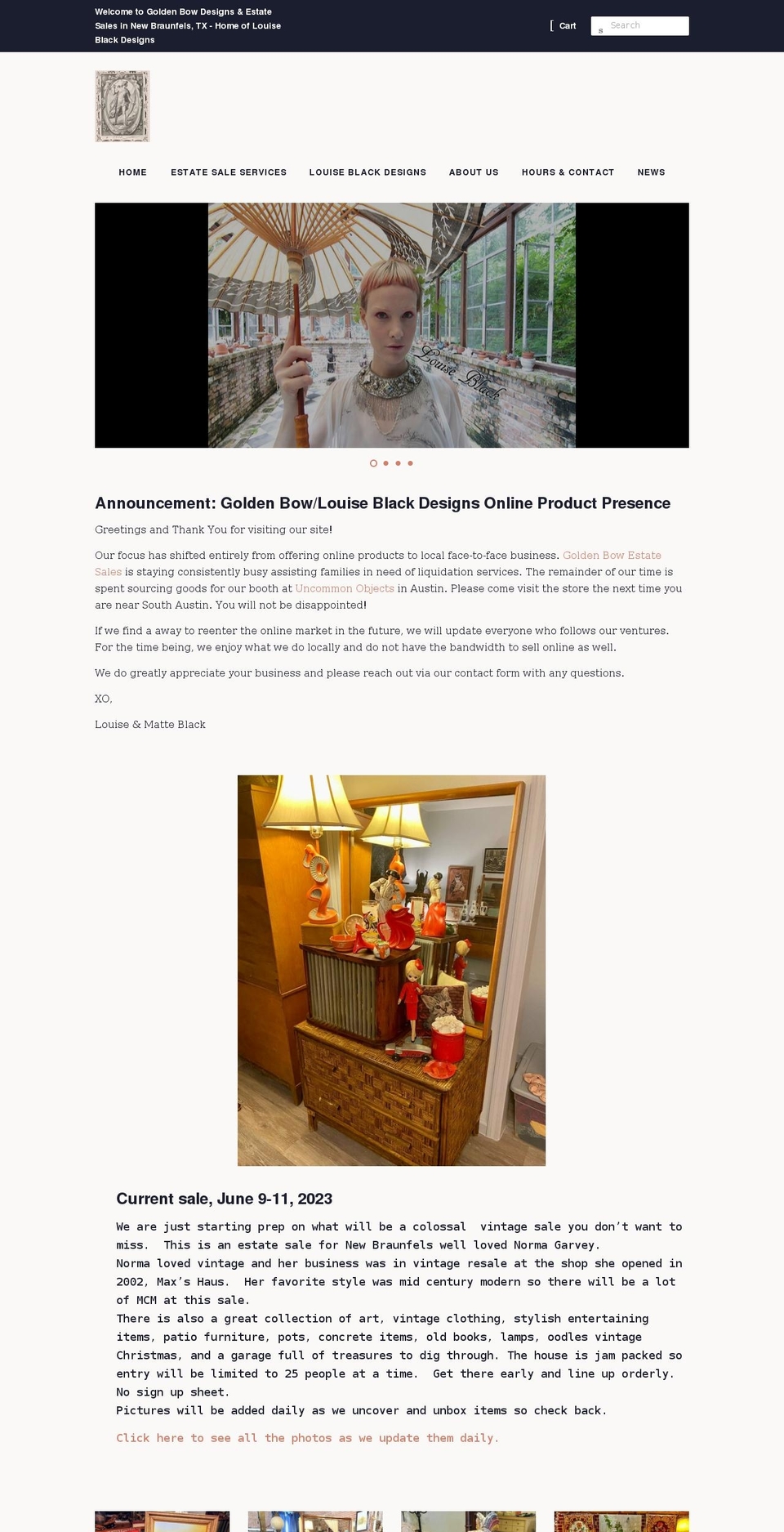goldenbowdesigns.com shopify website screenshot