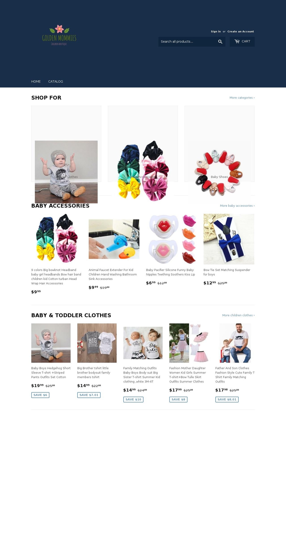 goldendeals4u.com — Shopify storefront screenshot