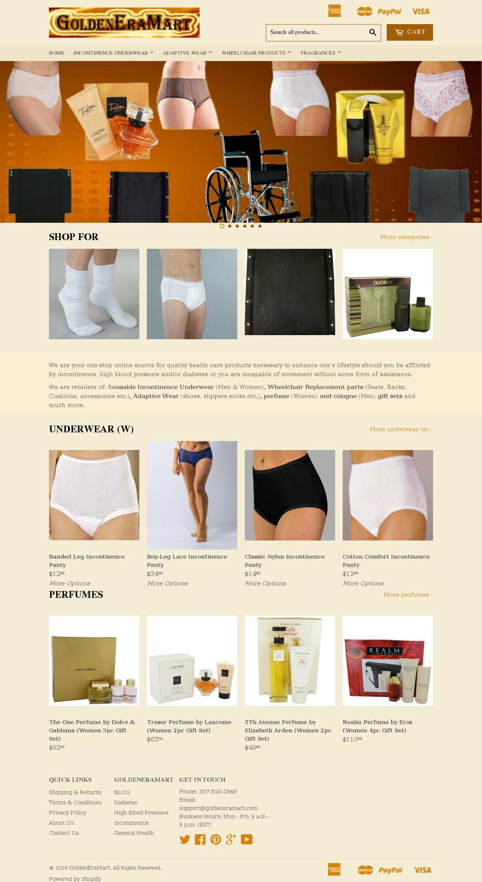 dsl-5-0-1 Shopify theme site example goldeneramart.com