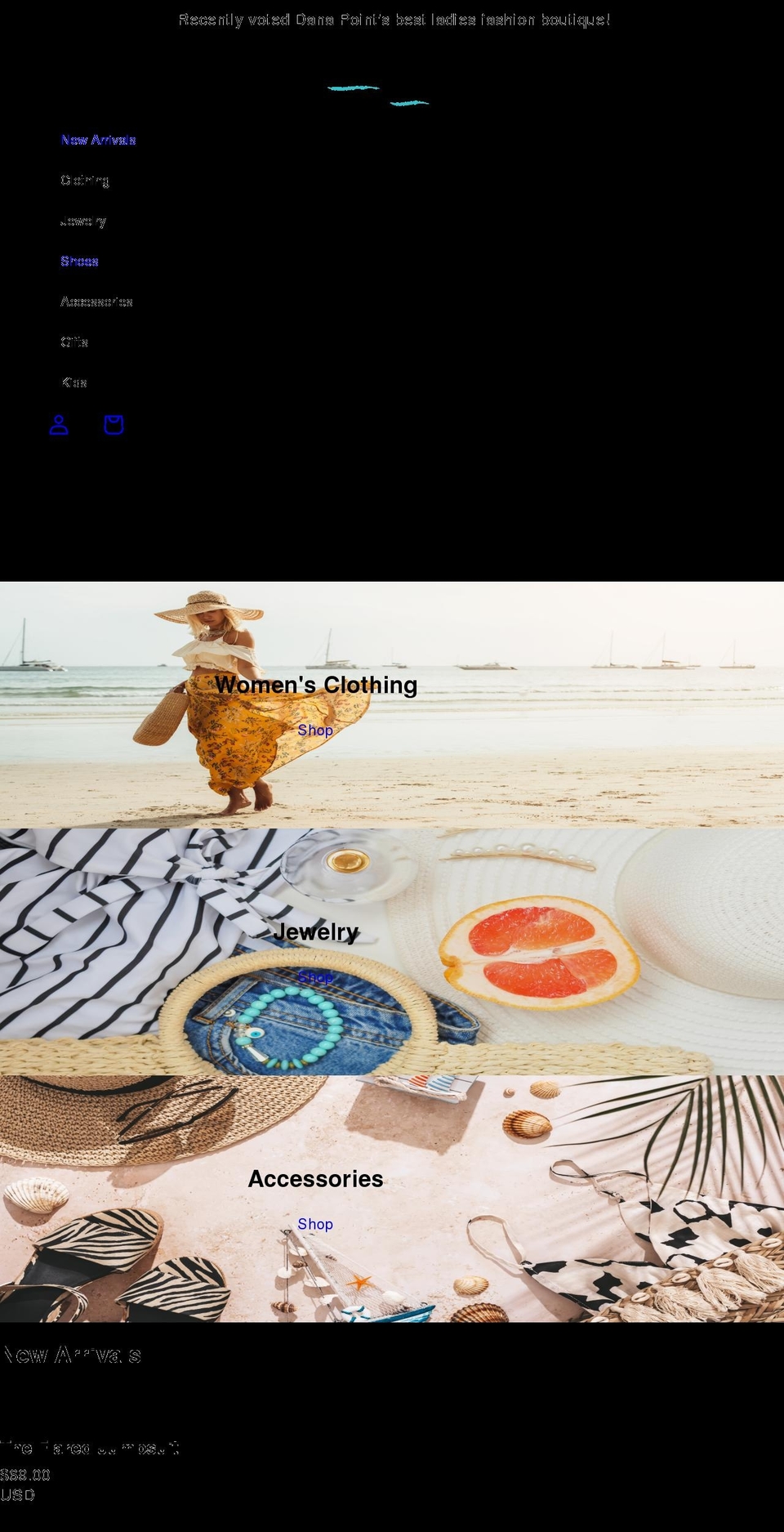 goldengalleonboutique.com shopify website screenshot