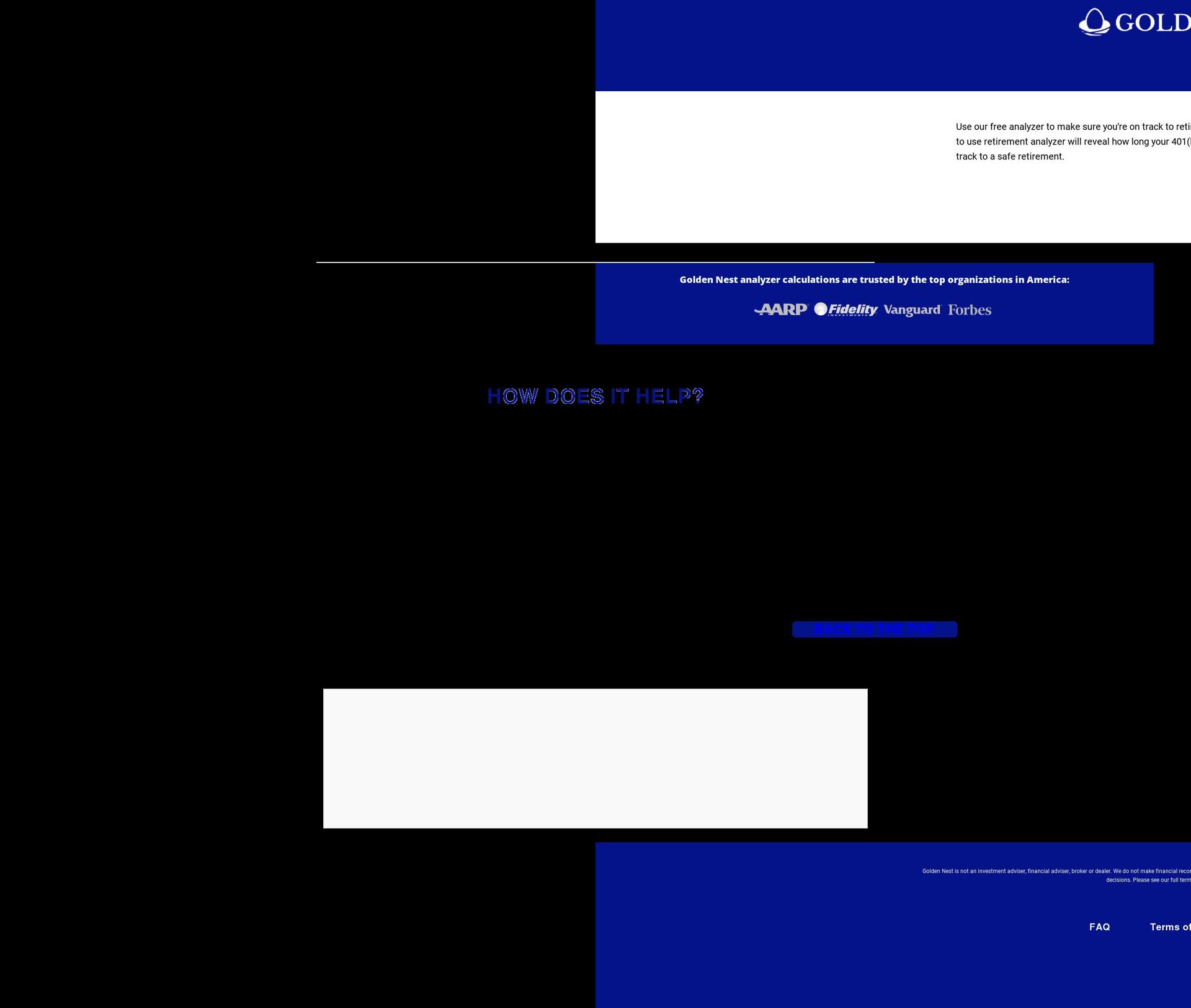goldennest.org shopify website screenshot