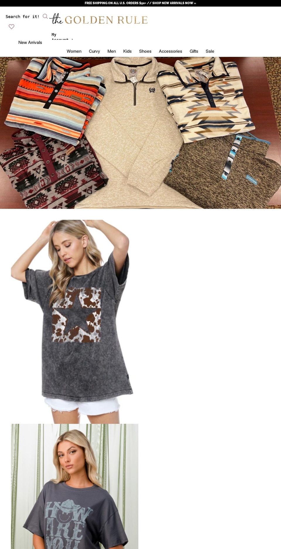 goldenrulend.com shopify website screenshot
