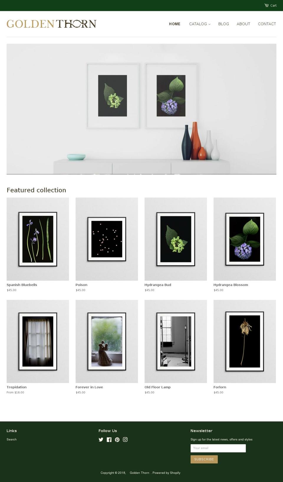 goldenthorn.com — Shopify storefront screenshot