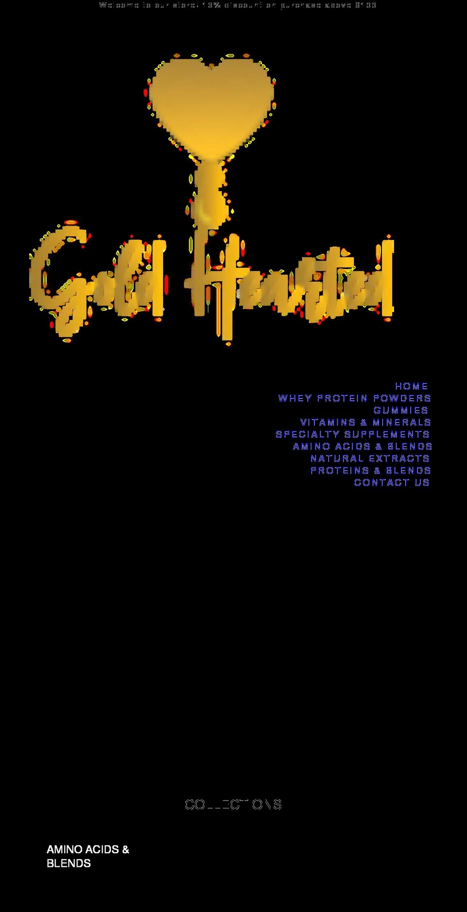 goldhearted.net shopify website screenshot