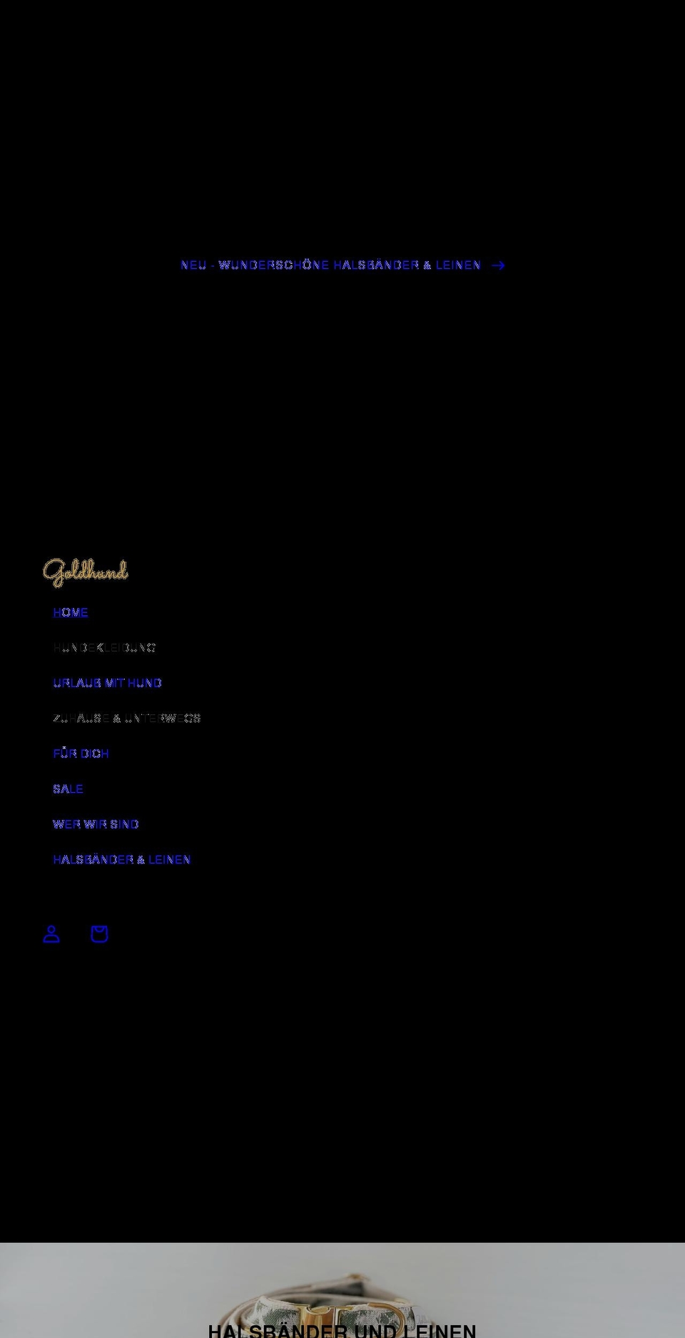 goldhund.de shopify website screenshot