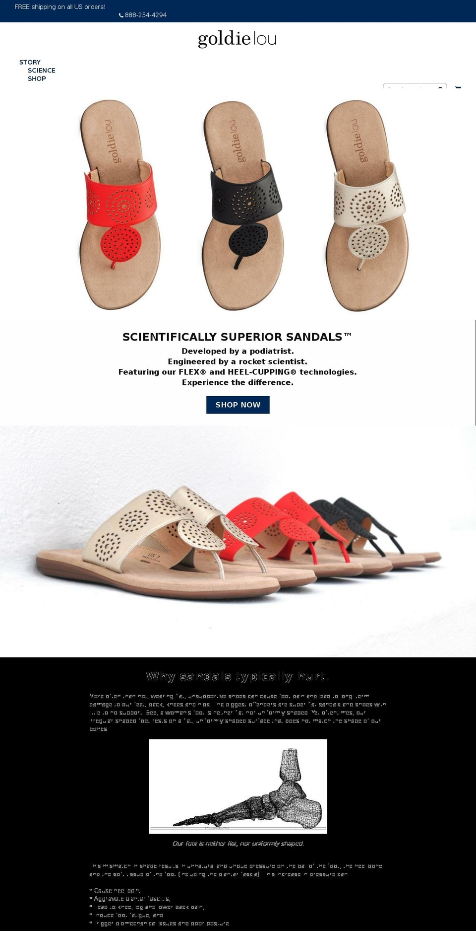 goldielou.com — Shopify storefront screenshot