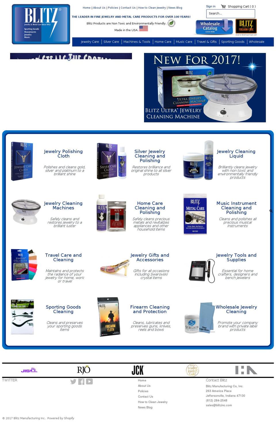 goldjewelrycleaner.net shopify website screenshot