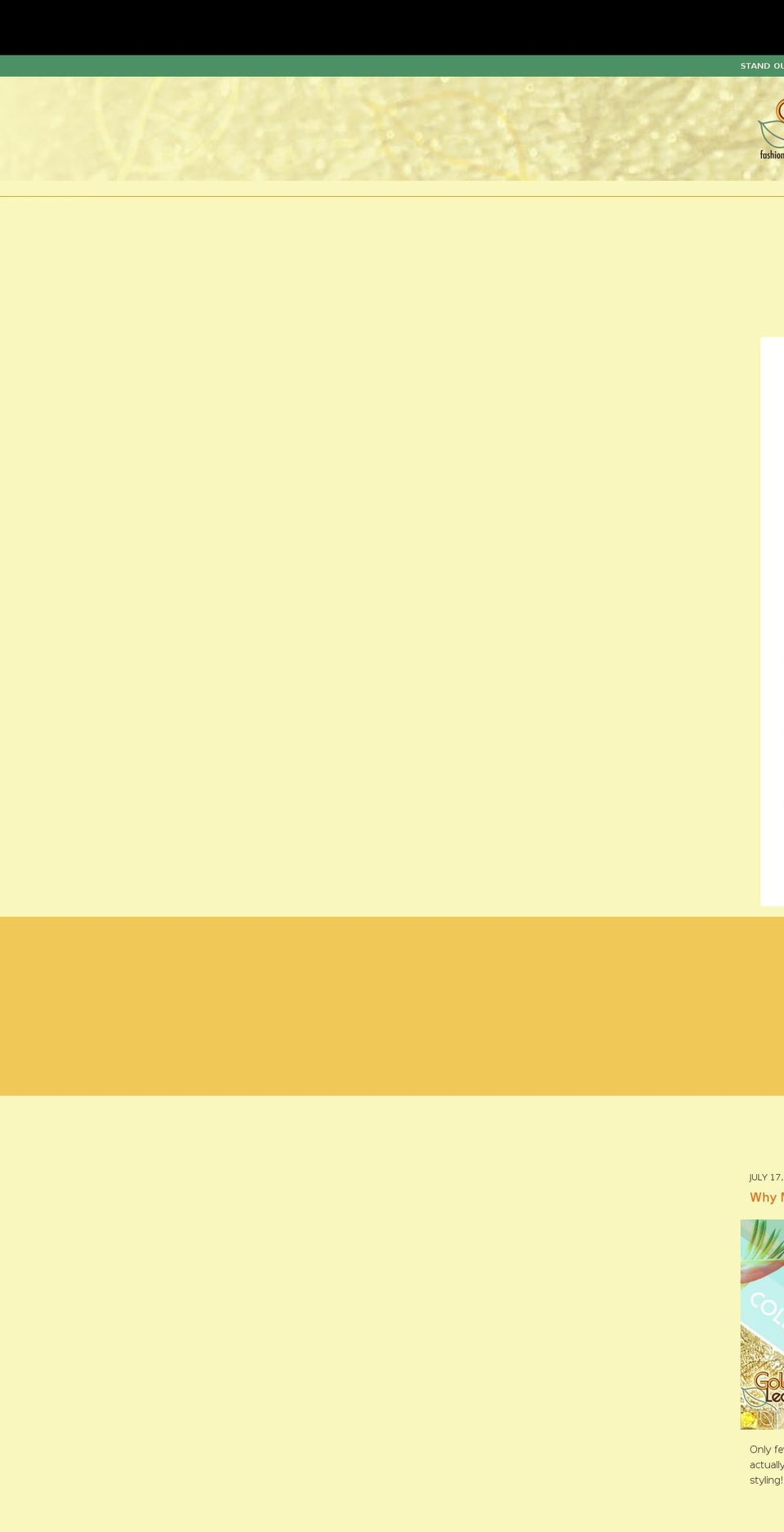 goldleafstyle.com shopify website screenshot