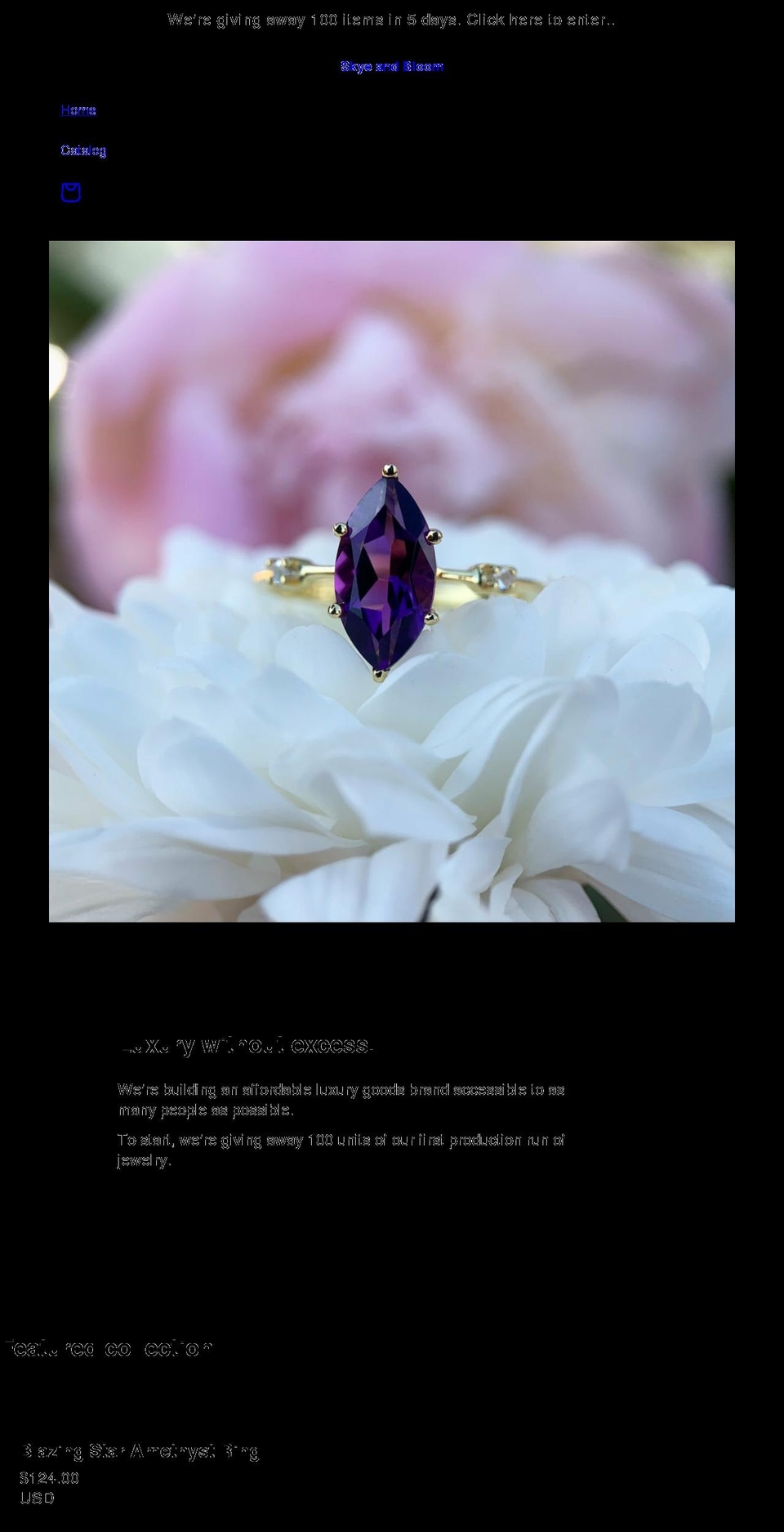 goldmariie.com shopify website screenshot